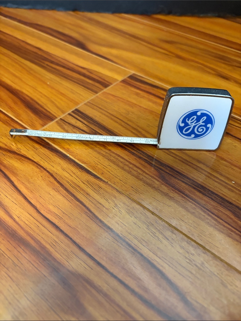 Vintage Lufkin Retractable Pocket Tape Measure - General Electric Advert Edition